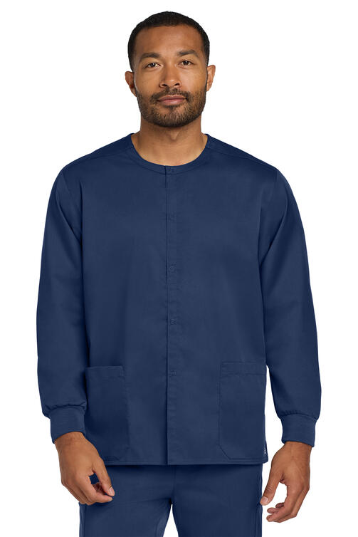 Wink® Unisex WorkFlex Snap-Front Scrub Jacket