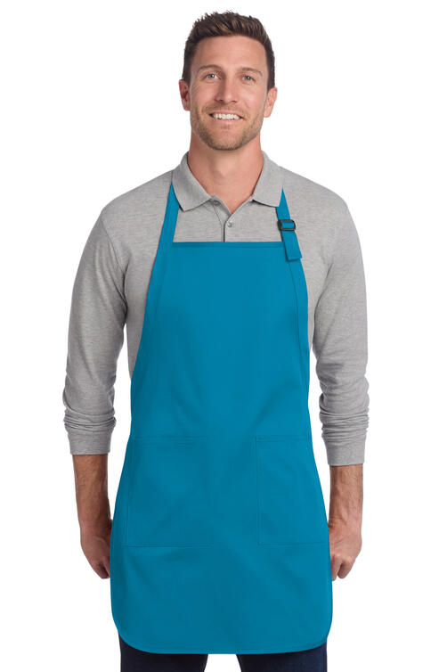 Port Authority® Full-Length Two-Pocket Bib Apron